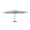 Slunečník VEGA 3x3m šedý