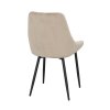 Sametová jídelní židle ALBERTON béžová