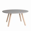 118952, Russel soffbord runt, grå vitpigm