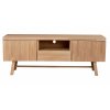 Dřevěný TV stolek BROOKLYN 160x60 cm světlý dub