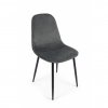 Sametová jídelní židle IRELIA šedá