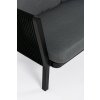 Zahradní černé křeslo MAKATEA