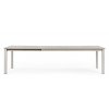 Rozkládací zahradní stůl KONNOR  200-300x110 cm světle šedá