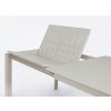 Rozkládací zahradní stůl KONNOR  200-300x110 cm světle šedá