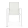 Zahradní jídelní židle KONNOR bílá