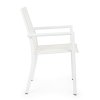 Zahradní jídelní židle KONNOR bílá