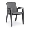 Zahradní jídelní židle ODEON antracit