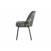 Jídelní židle VOGUE šedá s květinami