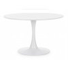 Kulatý jídelní stůl BLOOM bílý 120cm