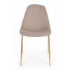 Sametová jídelní židle TERRY béžová