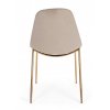 Sametová jídelní židle TERRY béžová