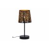 Stolní lampa KETO černá/mosaz