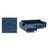Rohová pohovka FRANZ tmavě modrá levá