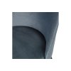 Sametová jídelní židle VOGUE modrá