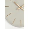Nástěnné hodiny TIMELINE šedé 60cm