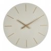 Nástěnné hodiny TIMELINE šedé 60cm