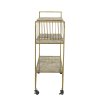 Barový vozík KATARINA zlatý