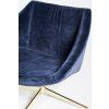 Designové křeslo ELEGANT modré