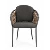 Zahradní jídelní židle MARIBELA antracit