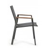 Zahradní jídelní židle CAMERON antracit