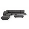 Zahradní rohová pohovka INFINITY antracit 253 cm