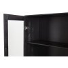 Dřevěný kabinet XAM černý 155x100 cm