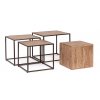 Set 4 odkládacích stolků JANAK