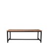 eettafel ghent rough mangohout 200x90x75 cm voorkant