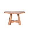 eettafel friends rough mangohout 130x130x76 cm voorkant