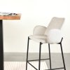 Barová židle JONI krémová 107 cm