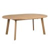 Jídelní stůl GLENSIDE kulatý ø130 cm121140 c Glenside round diningtable 130 oak+1ext