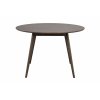 Kulatý jídelní stůl YUMI hnědý ø115 cm