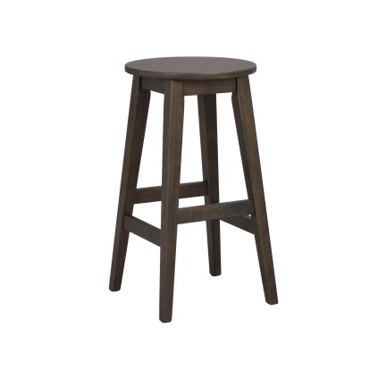 Drevená barová stolička AUSTIN hnedá