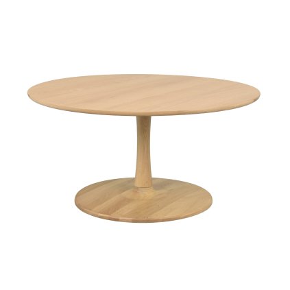 Okrúhly konferenčný stolík HOBART veľký dubový