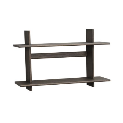 Nástenná polica WESTLOCK 75x48 cm tmavohnedá