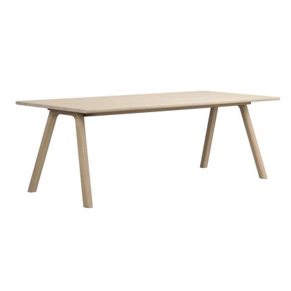 Jedálenský stôl CLAPPERTON 220x95 cm svetlý