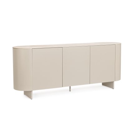 Drevená komoda ADRYS béžová 200x81 cm