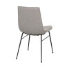 Jedálenská stolička LOWELL šedý textil