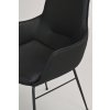 120263 det1 Kreslo Lowell čierna koža