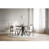 Jedálenský stôl CARRADALE round black ø130 cm