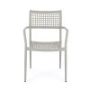 Záhradná stolička CALETA sivá
