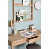 Písací stôl TRIPPLE svetlý dub