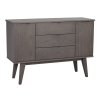 Drevená komoda FILIPPA 122x40 cm hnedá