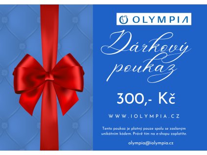 Dárkový poukaz v hodnotě 300 Kč