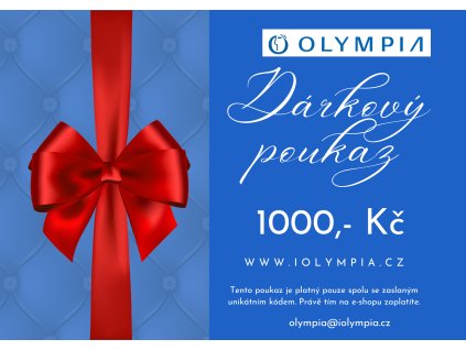 Dárkový poukaz v hodnotě 1000 Kč