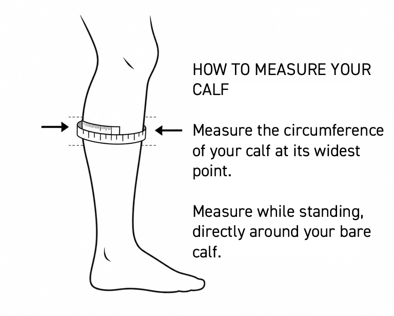 How to correctly measure calf circumference