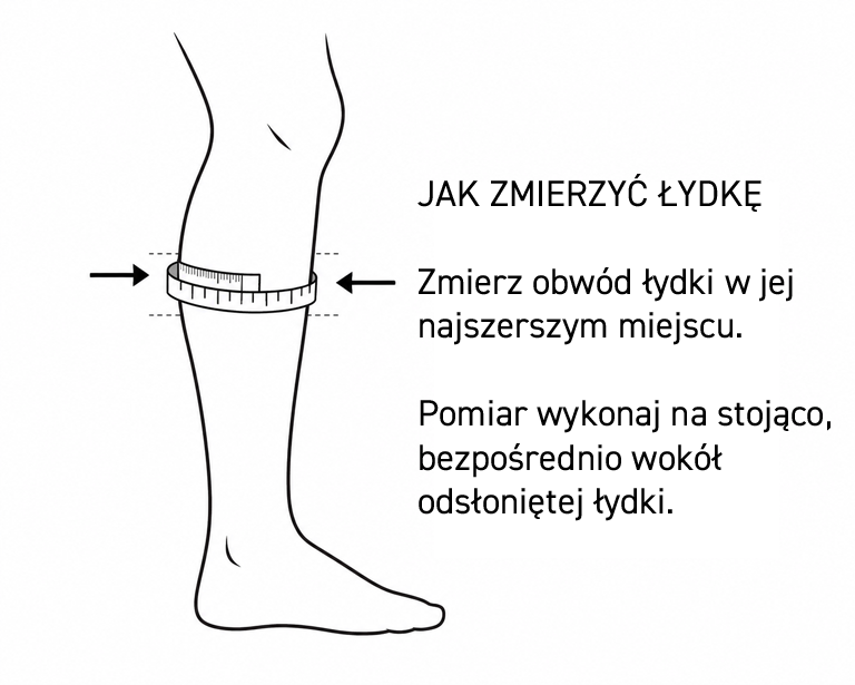 Jak prawidłowo zmierzyć obwód łydki