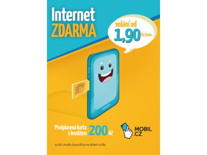 sim karta mobil cz 200 kc kredit