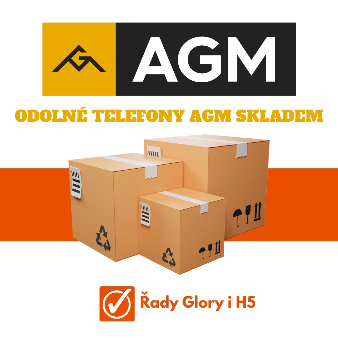 Odolné telefony AGM skladem