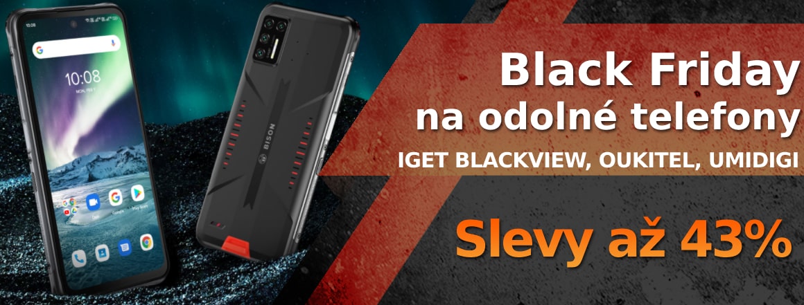 Black Friday na odolné telefony